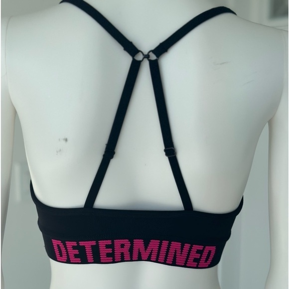 Lorna Jane Determine sports bra size Small black and pink - Picture 2 of 4
